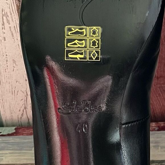 Sole Bliss Black Women's Heels - Picture 10 of 12
